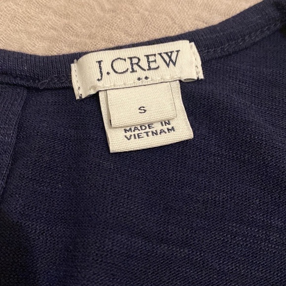J. Crew navy blouse. Size S - Picture 5 of 9